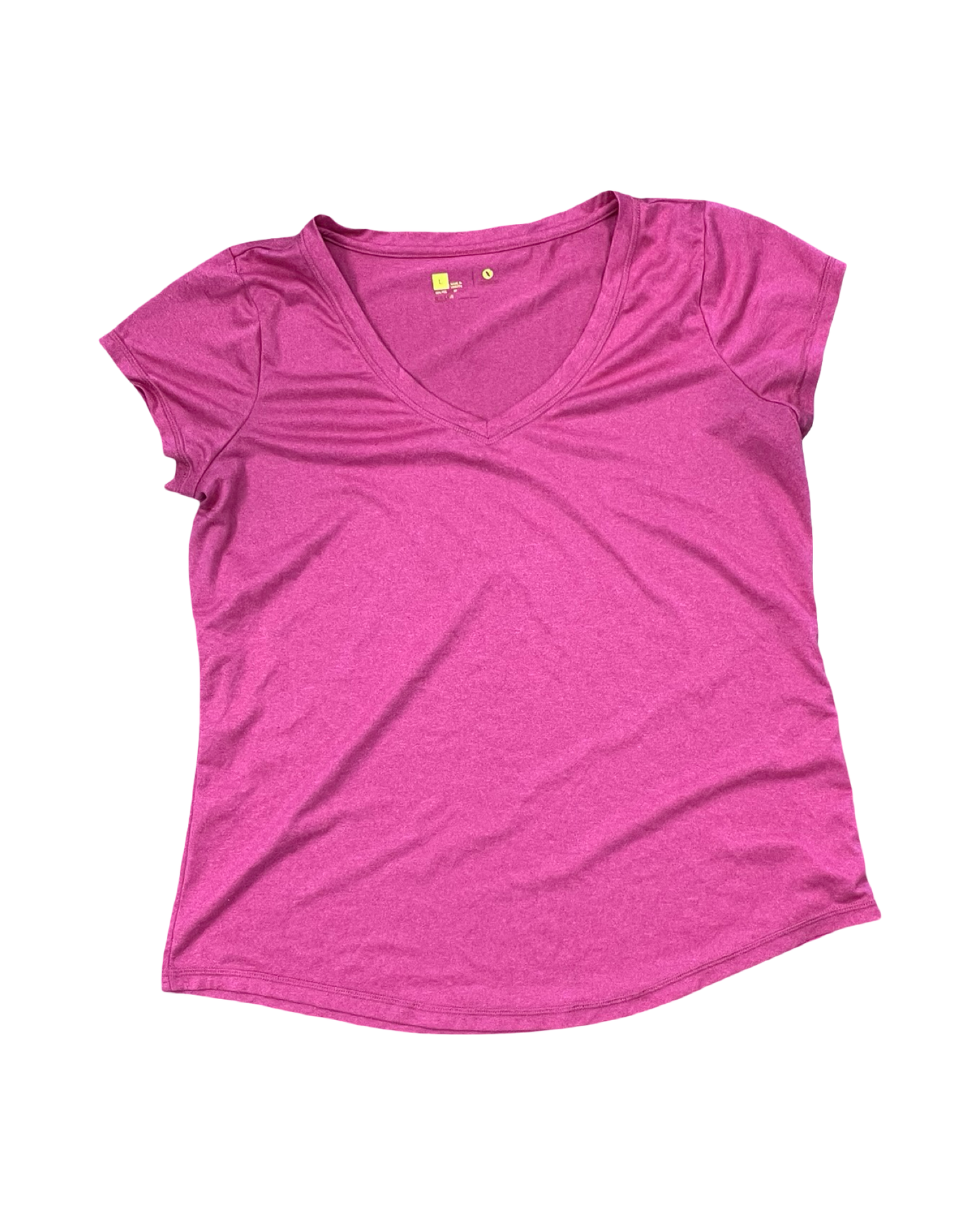 Athletic Top Ss By Xersion In Pink, Size:L