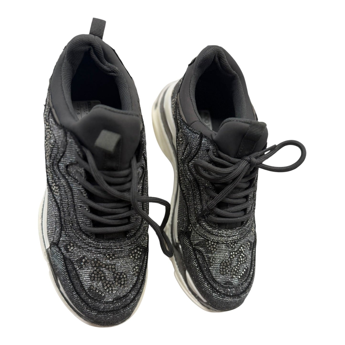 Shoes Athletic By Jessica Simpson In Silver, Size:7.5