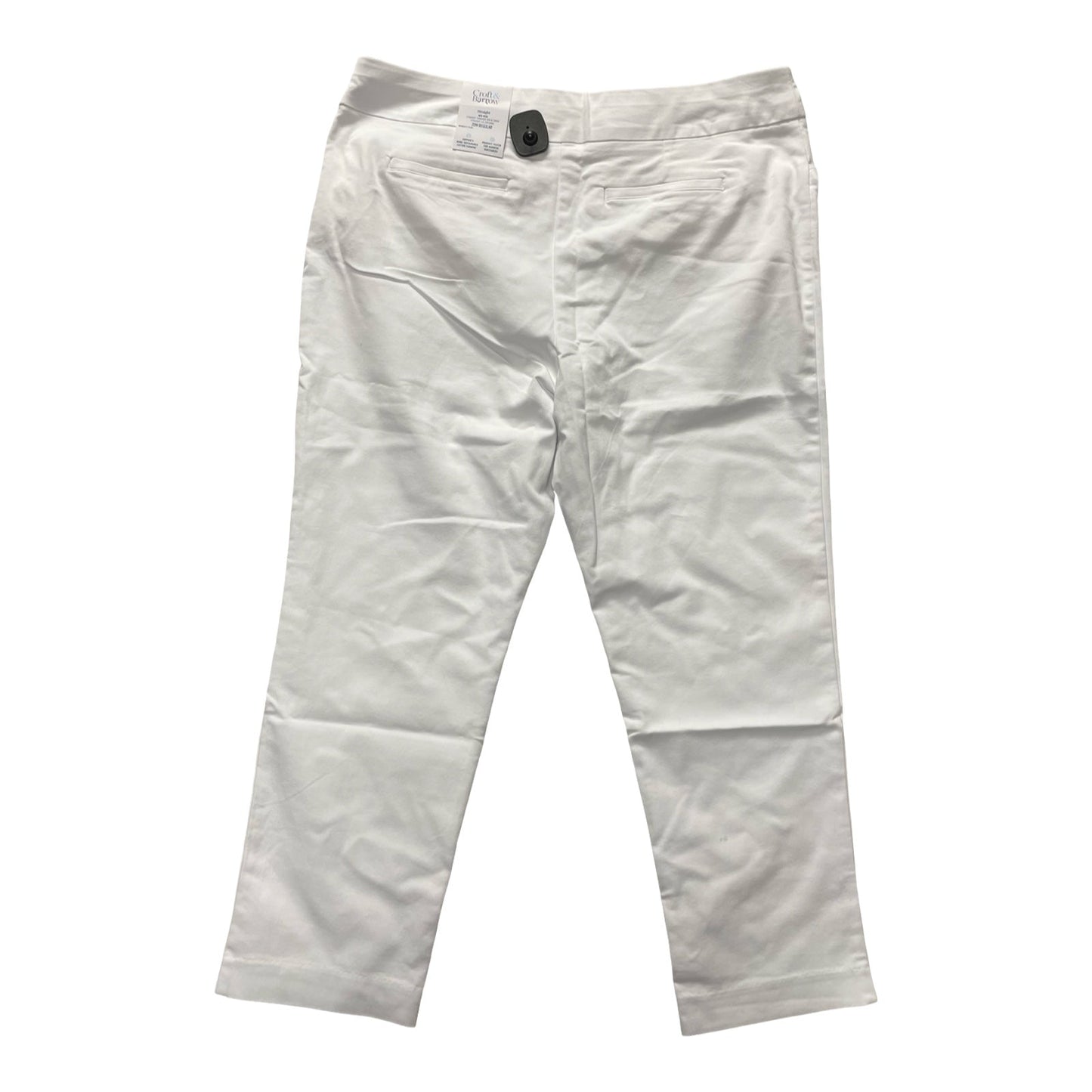 Pants Dress By Croft And Barrow In White, Size:20