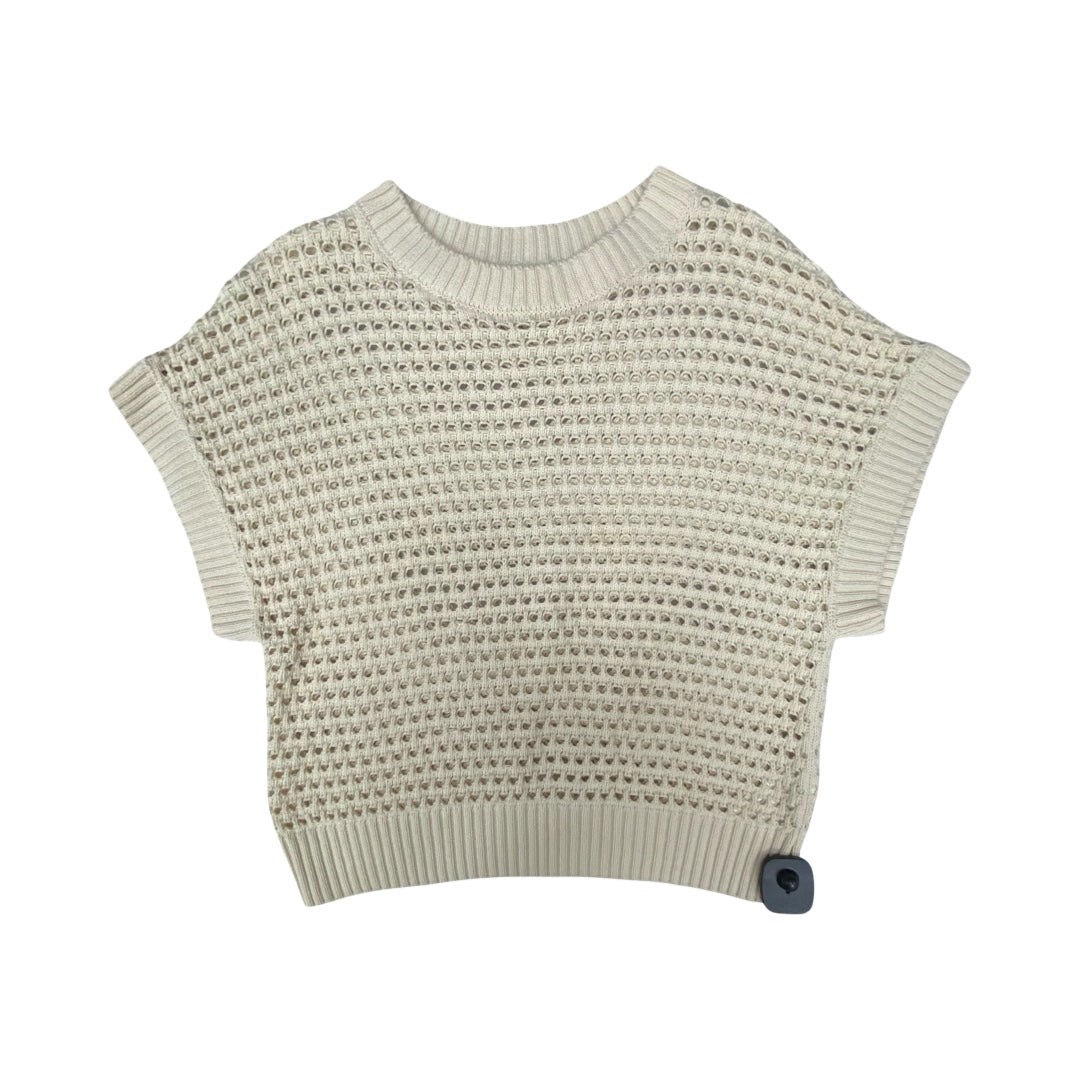 Sweater Ss By Varley In Cream, Size:Xs