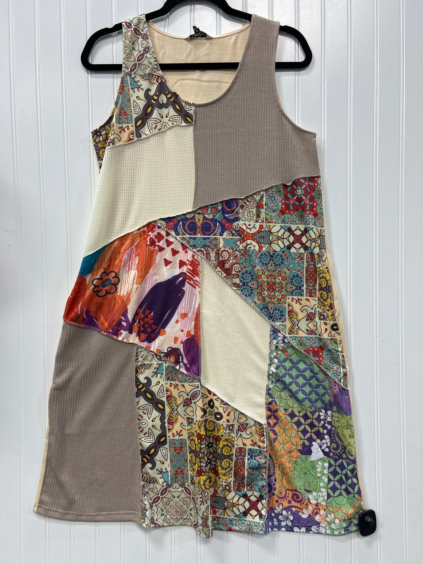 Dress Casual Midi By Cmc In Multi, Size:M