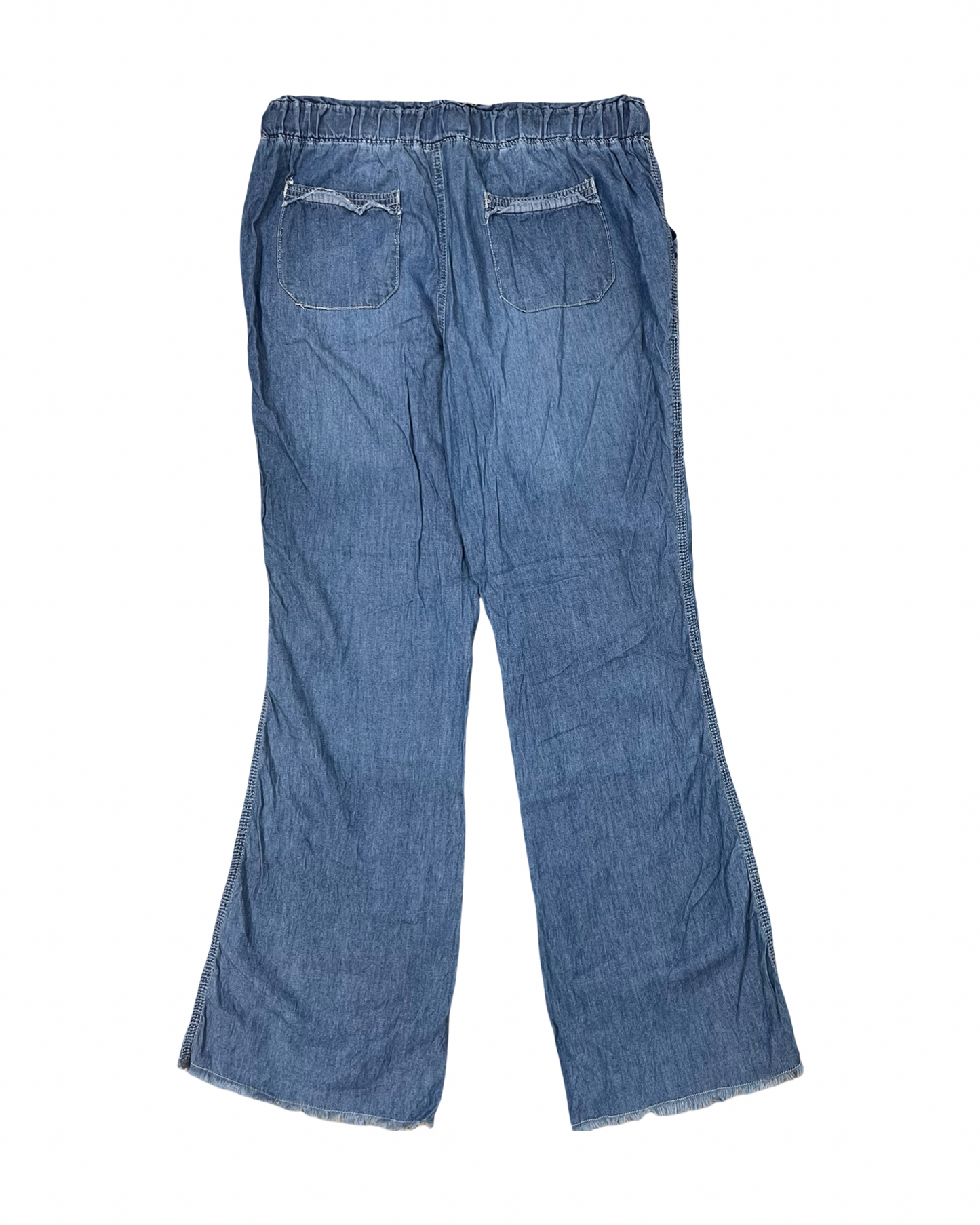 Pants Lounge By Rewash In Blue Denim, Size:L
