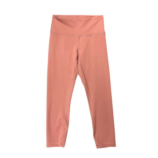Athletic Leggings By Lululemon In Orange, Size: 8