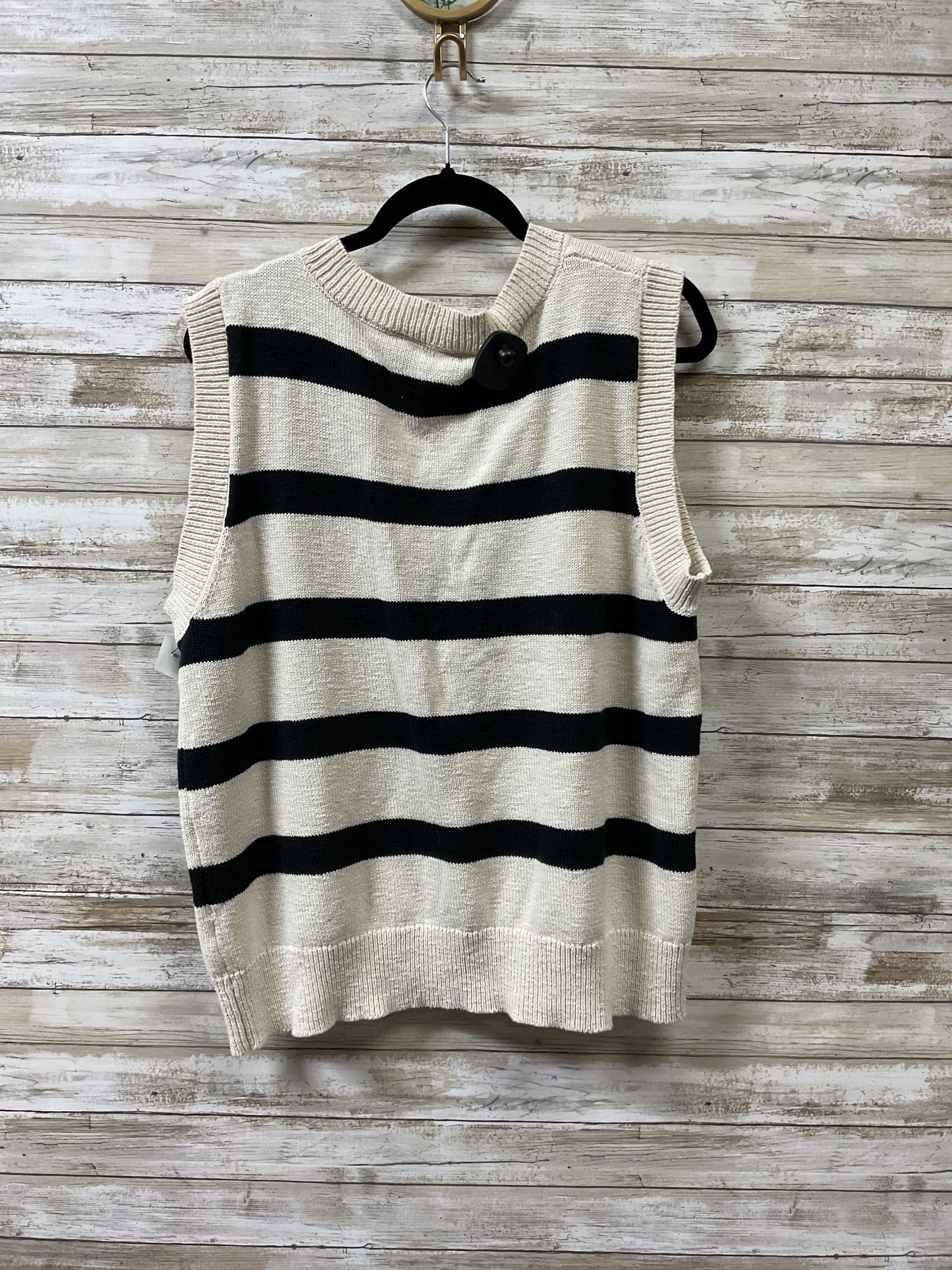 Vest Sweater By Sanctuary In Striped Pattern, Size:2X