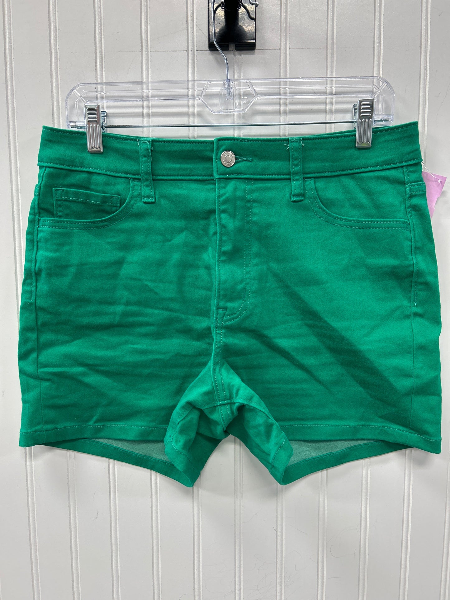 Shorts By Zenana In Green, Size:L