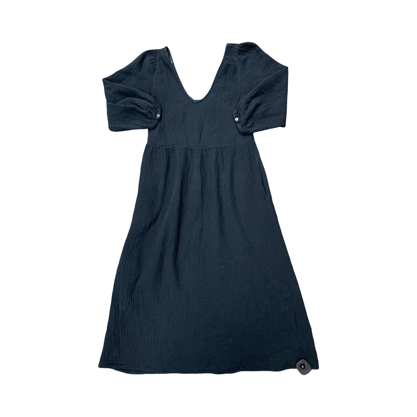 Dress Casual Midi By Madewell In Black, Size:S