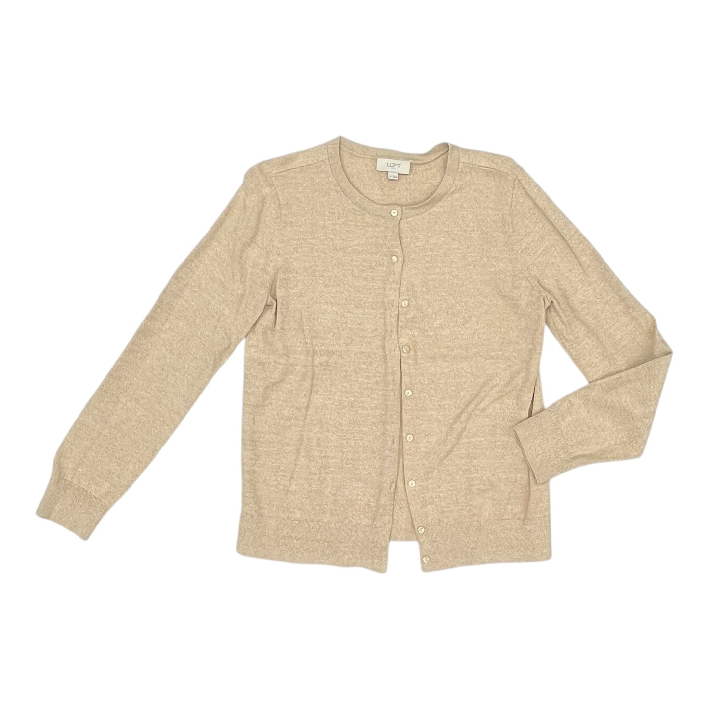 Cardigan By Loft In Tan, Size:M