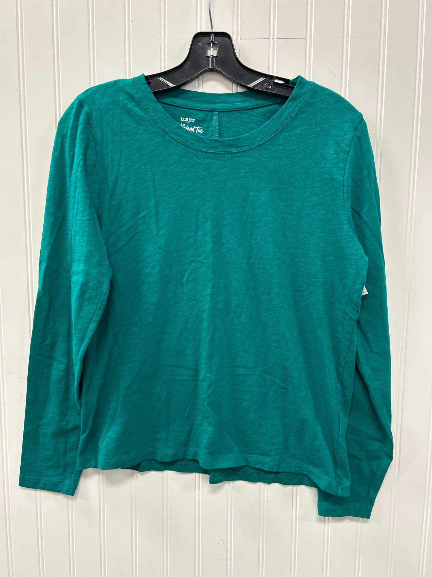Top Ls Basic By J. Crew In Green, Size:M