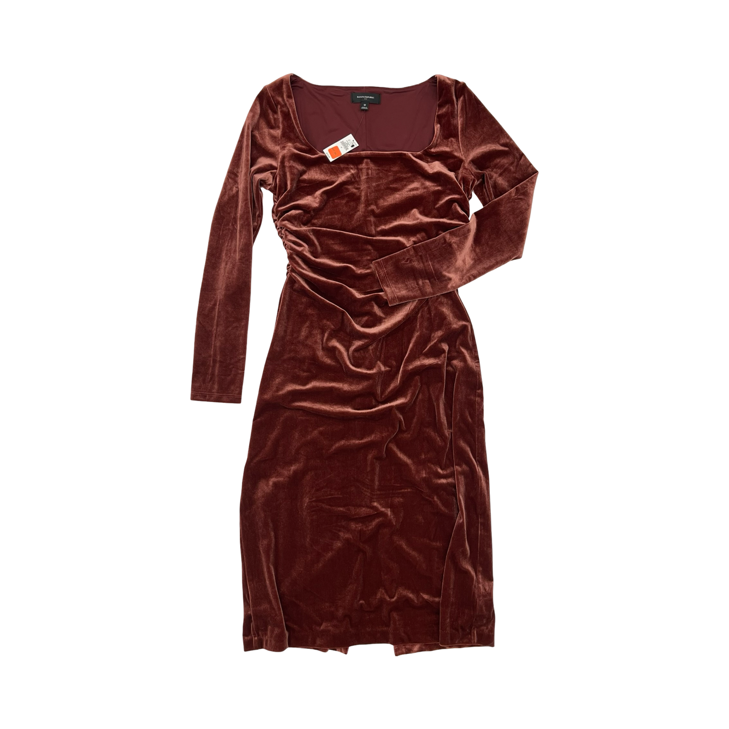 Dress Party Midi By Banana Republic In Red, Size:M
