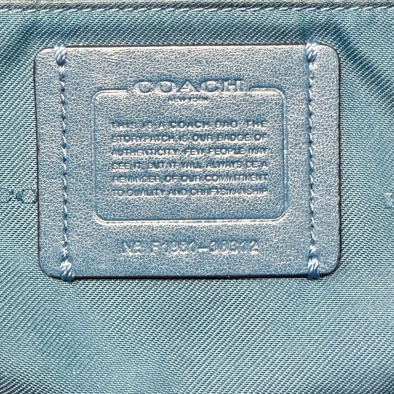 Taylor Tote Designer By Coach, Size: Medium