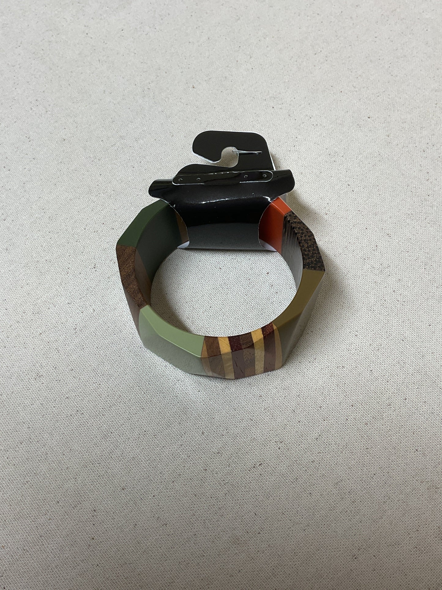 Bracelet Bangle By Clothes Mentor In Green & Orange