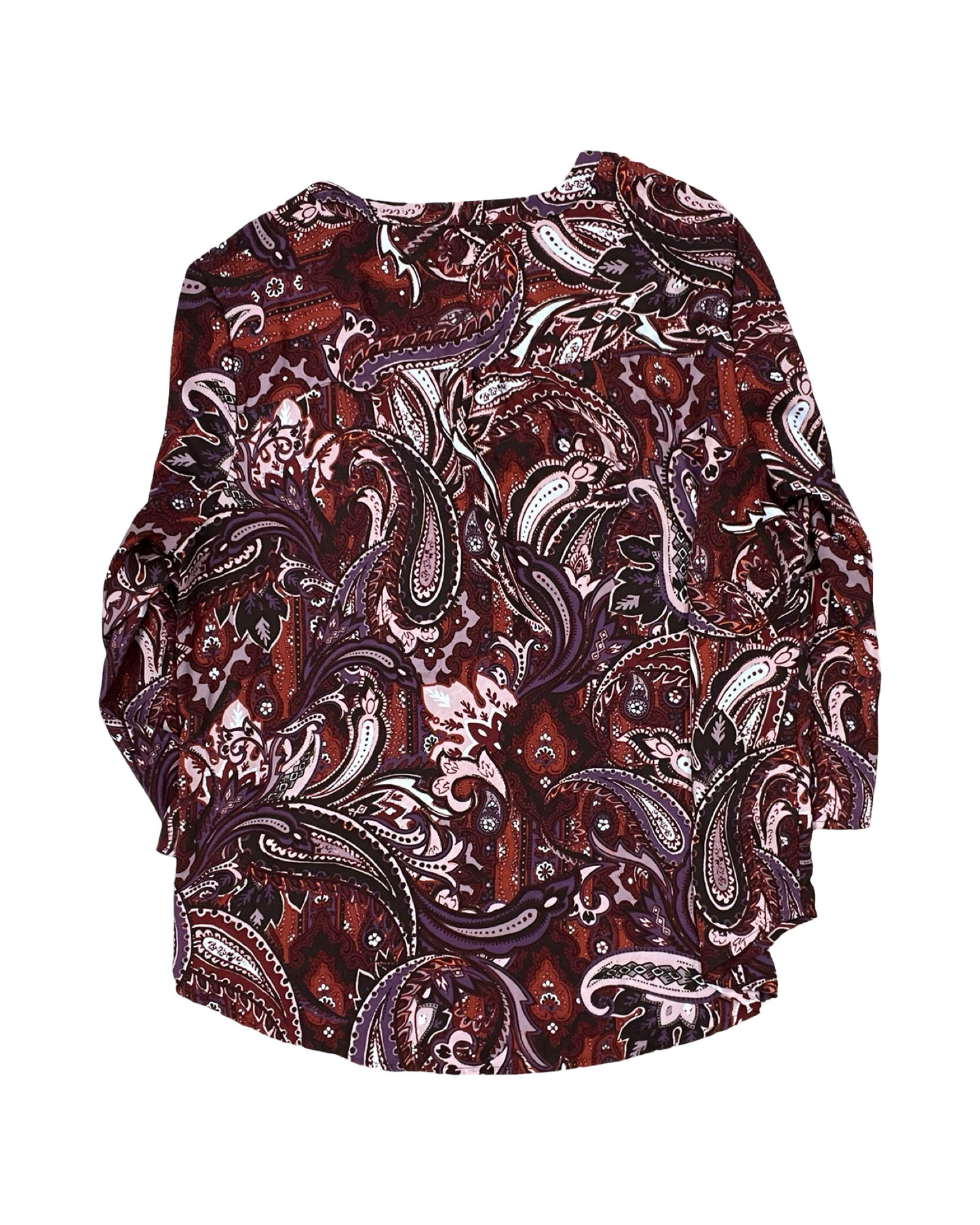 Top 3/4 Sleeve By Maurices In Maroon, Size:Xl