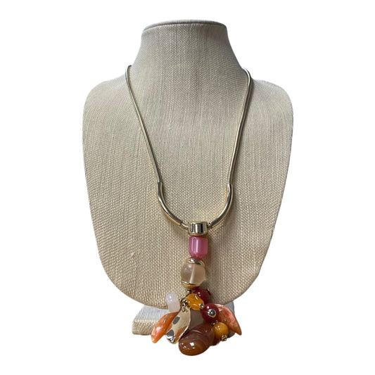 Necklace Statement By Chicos In Gold