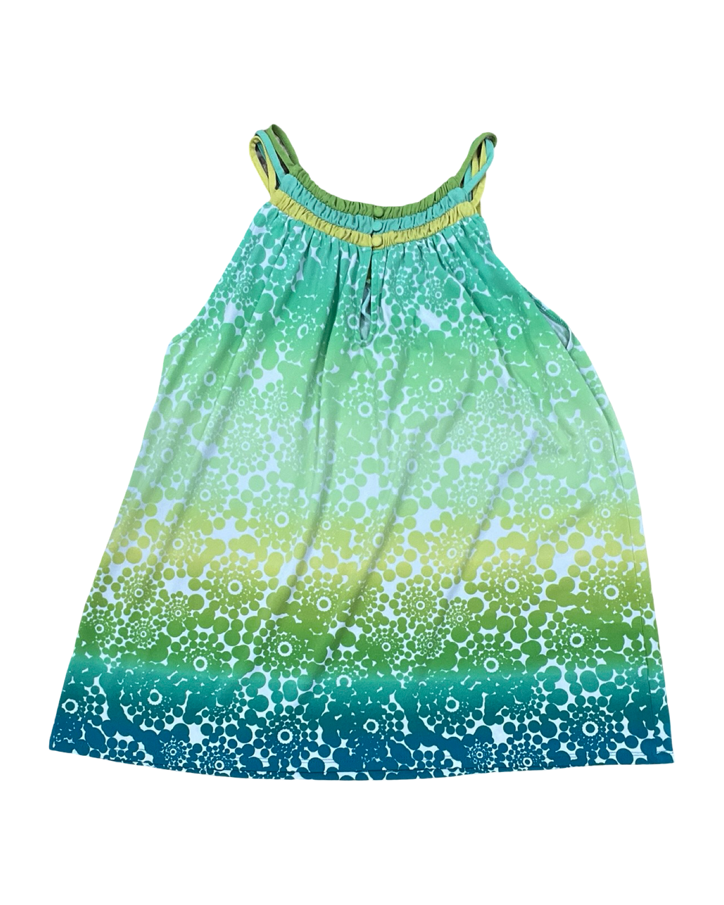 Top Sleeveless By Axcess In Green, Size:L
