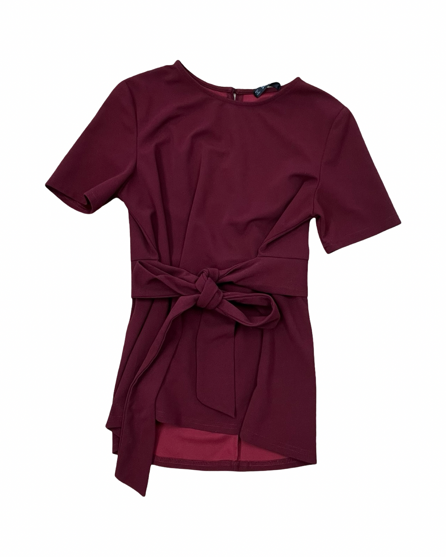 Top Ss By Shein In Maroon, Size:M