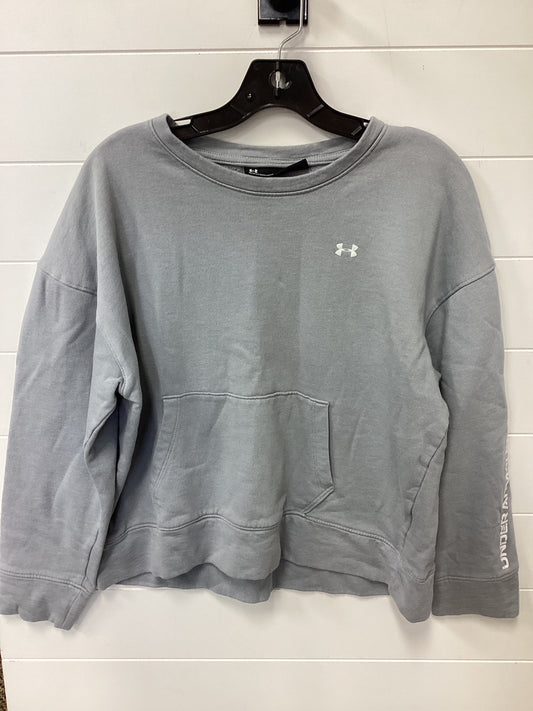 Athletic Sweatshirt Crewneck By Under Armour In Grey, Size:M