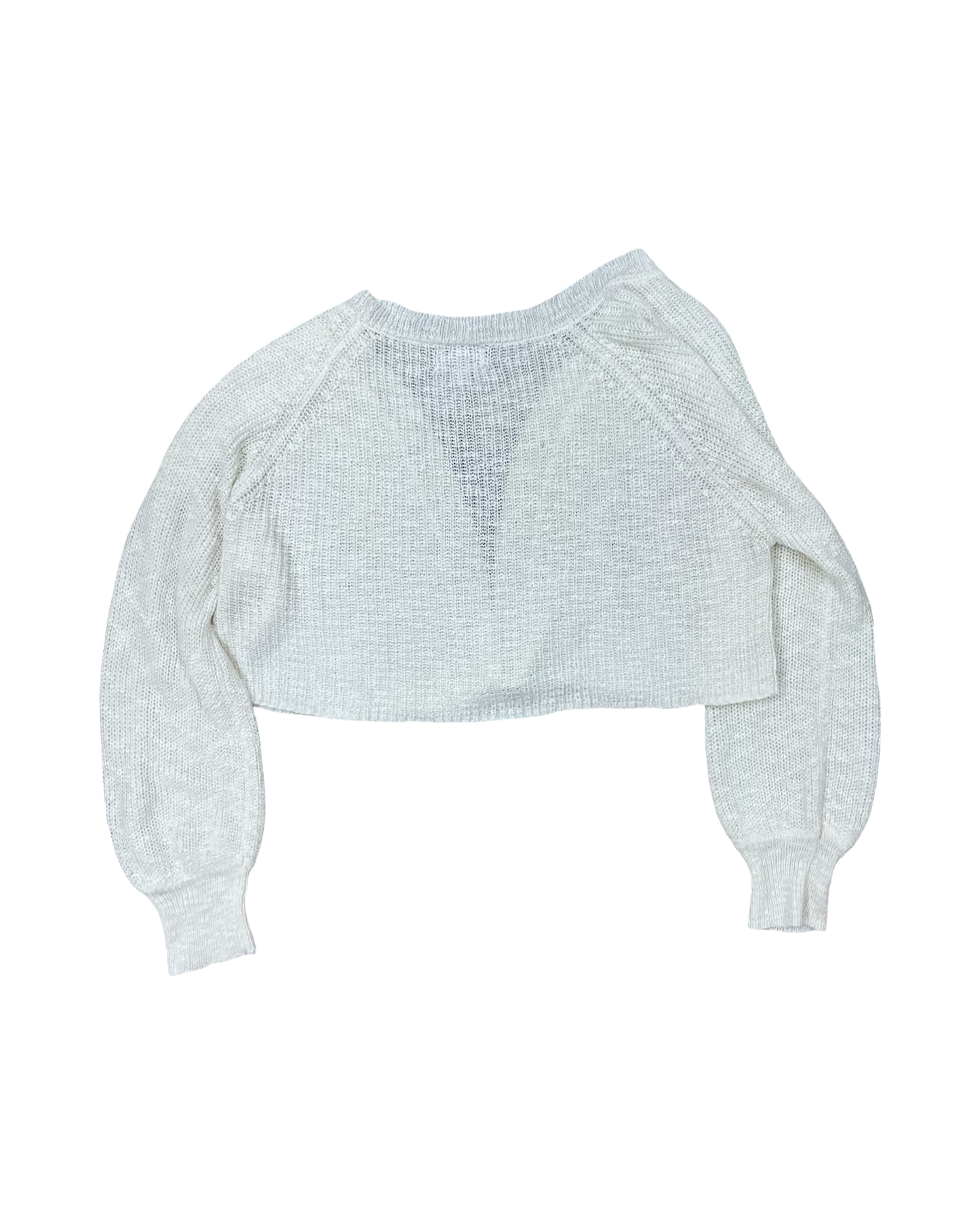 Sweater Cardigan By Jun & Ivy In Cream, Size:M