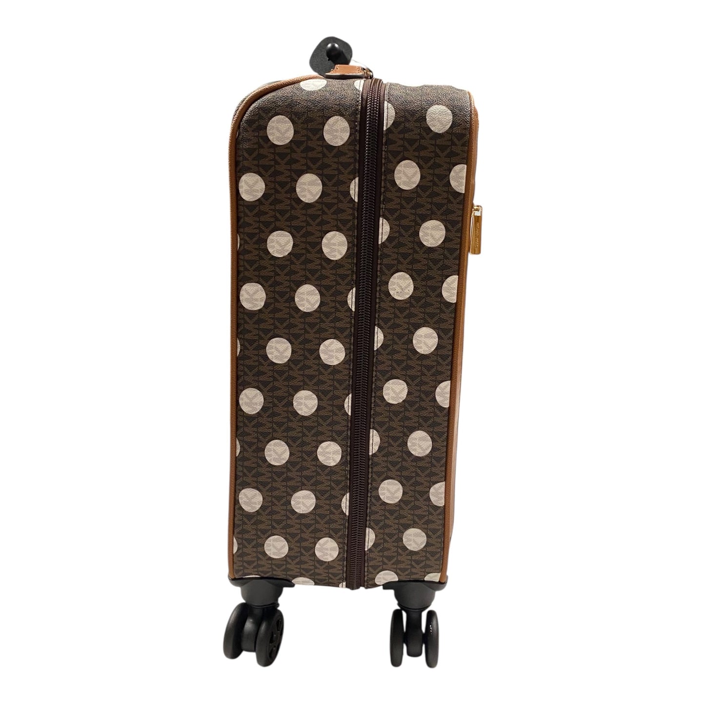 Luggage Designer By Michael Kors In Polkadot Pattern, Size:Large
