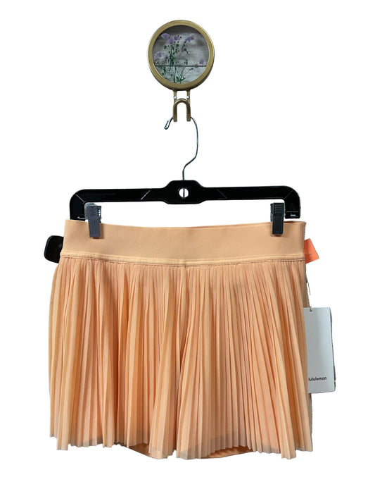Athletic Skort By Lululemon In Peach, Size:8