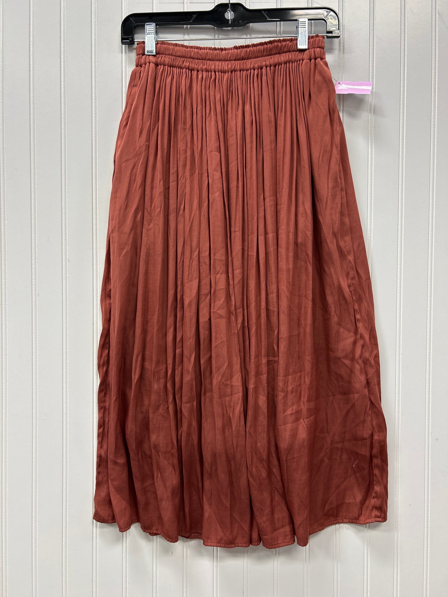 Skirt Maxi By Uniqlo In Brown, Size:Xs