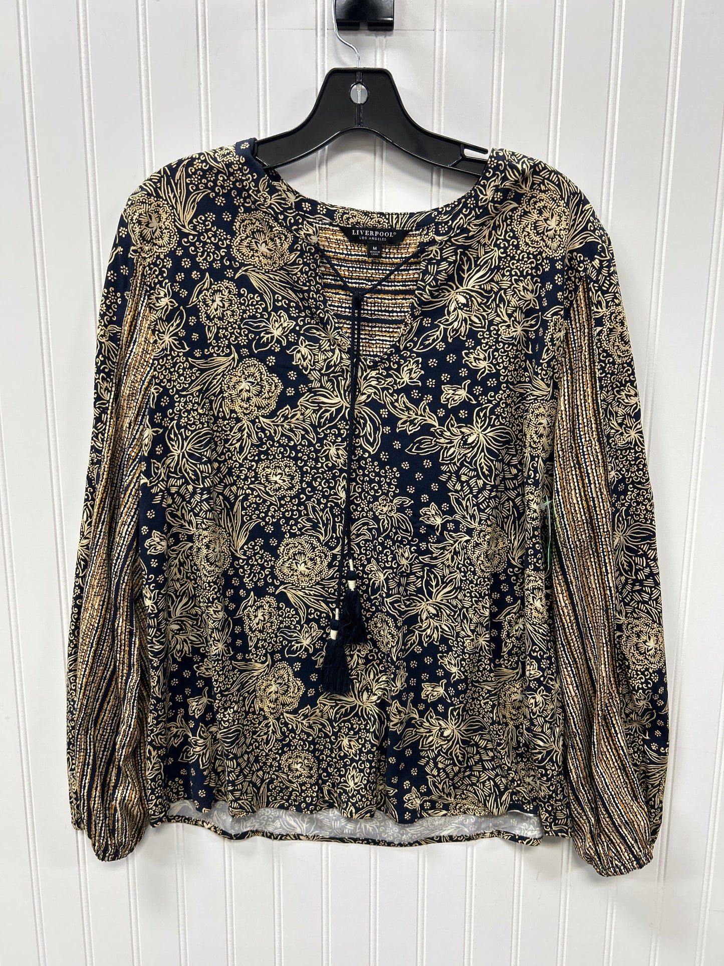 Top Ls By Liverpool In Navy, Size:M