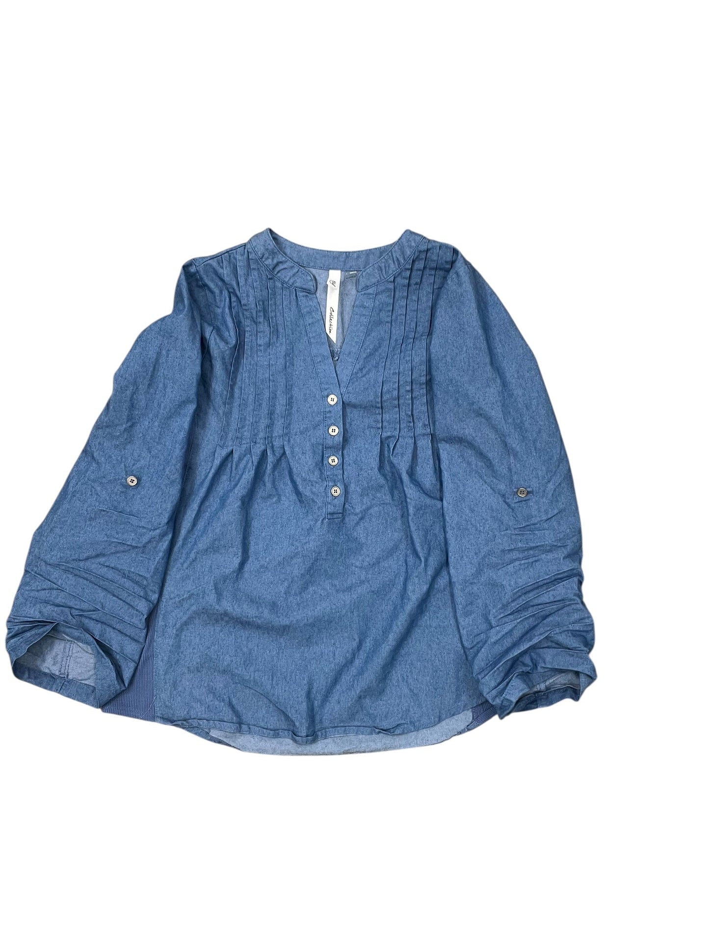 Top Ls By Ny Collection In Blue, Size:M