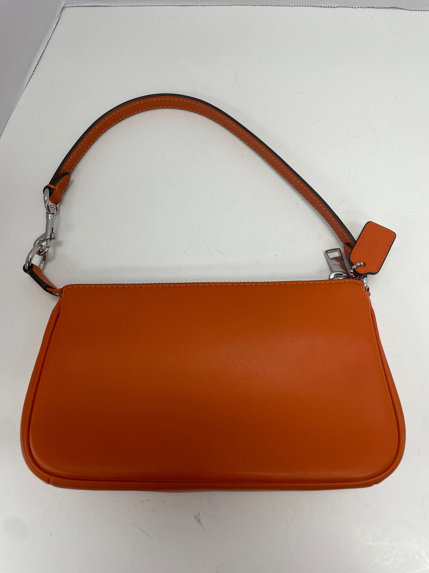 Handbag Designer By Coach In Orange, Size:Small