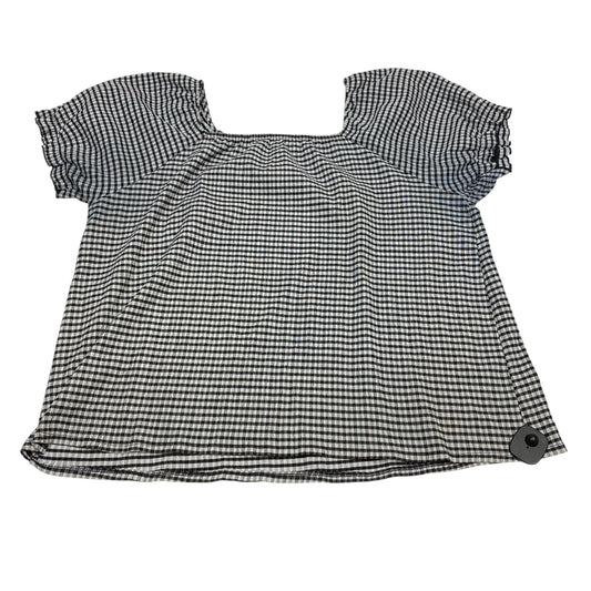 Top Ss By Cato In Black & White, Size:1X