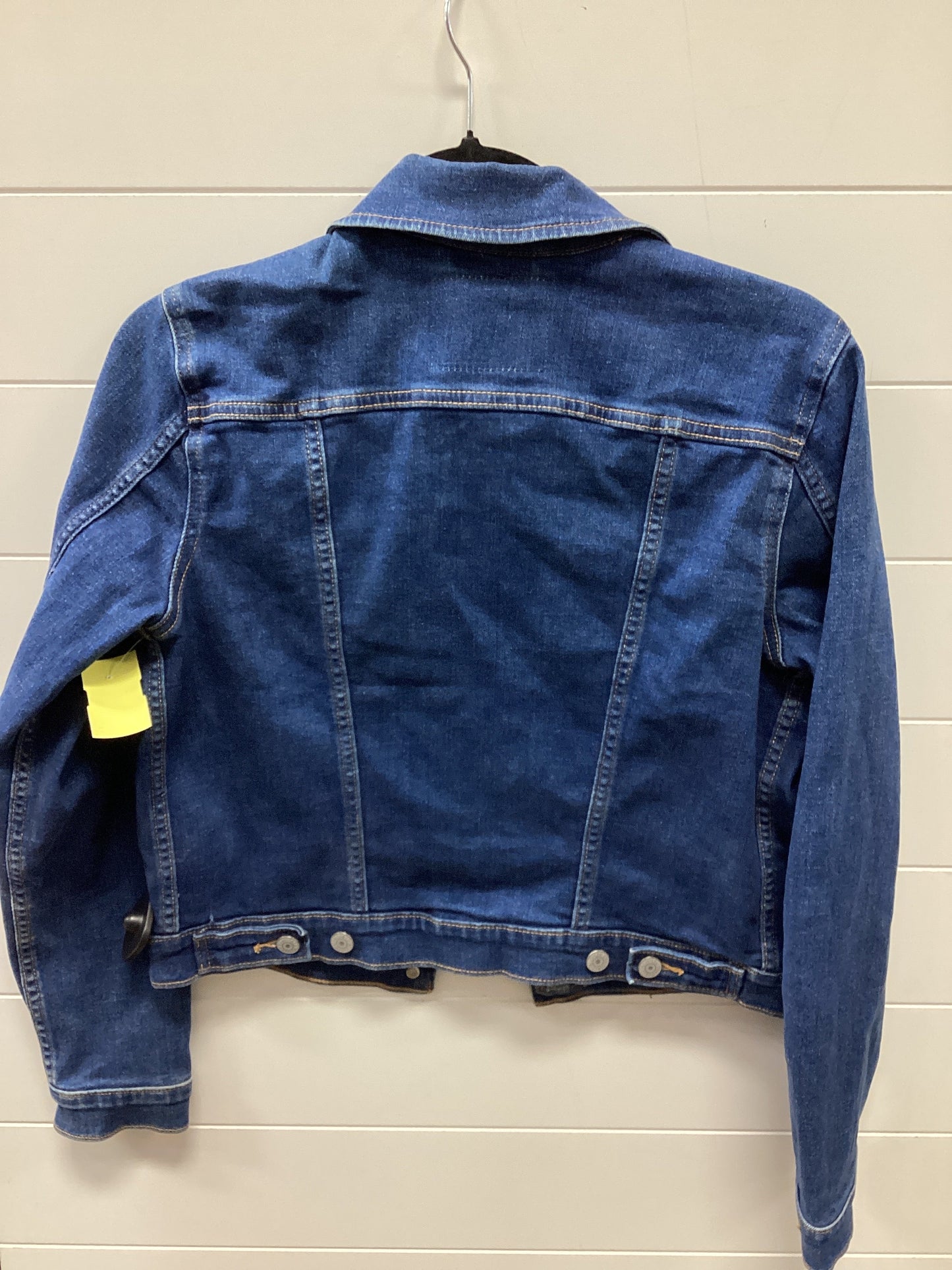Jacket Denim By Levis In Blue Denim, Size:M