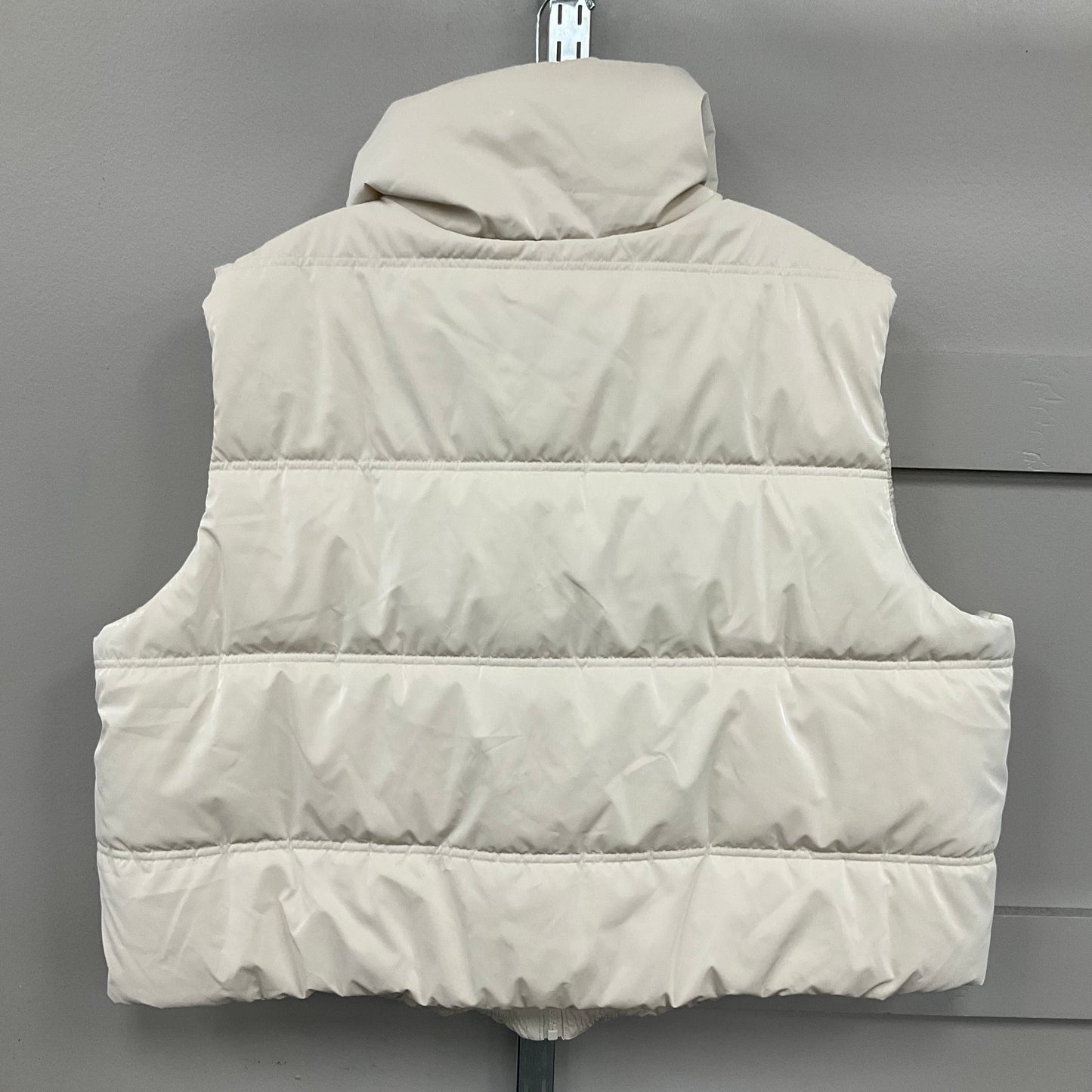 Vest Puffer & Quilted By Wild Fable In Cream, Size:2X