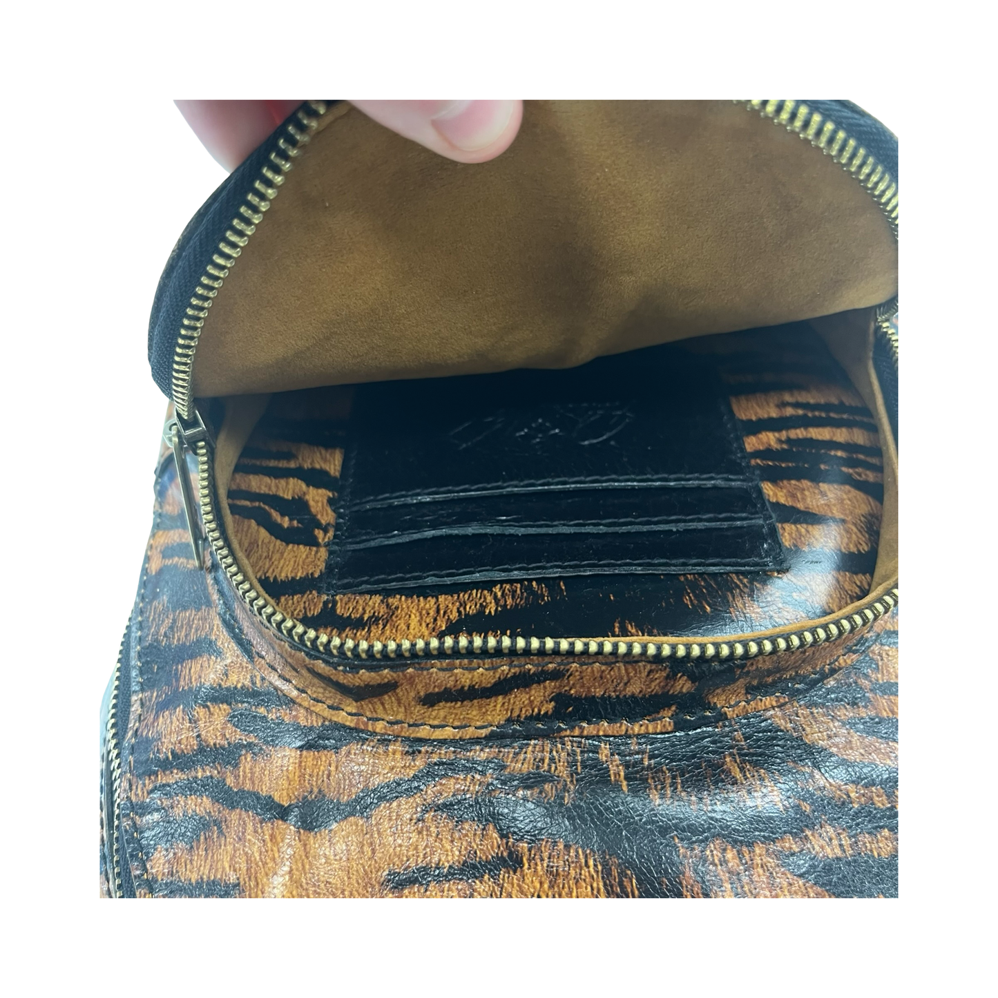 Backpack Designer By Patricia Nash In Animal Print, Size:Medium