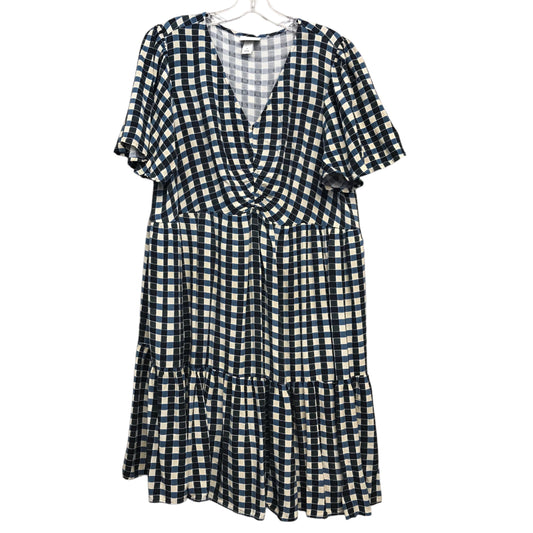 Dress Casual Short By Ava & Viv In Blue, Size:Xl