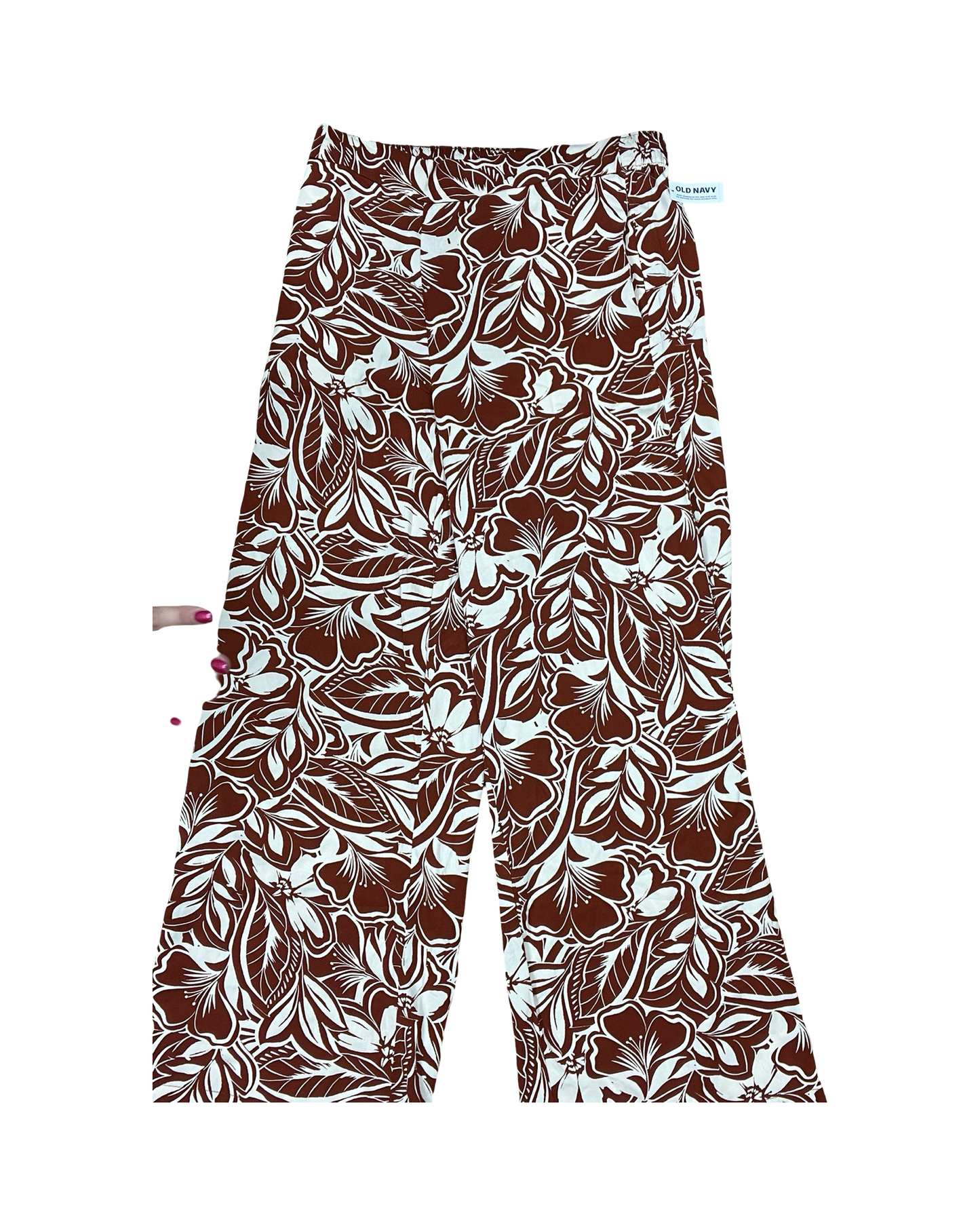 Pants Lounge By Old Navy In Brown & Cream, Size:L