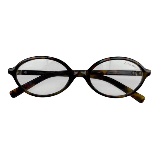 Glasses Luxury Designer By Miu Miu In Tortoise Shell Print
