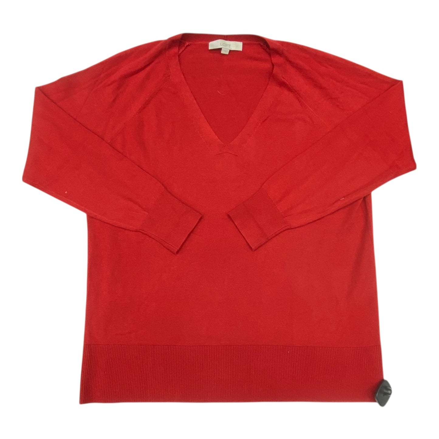 Sweater By Loft In Red, Size:L