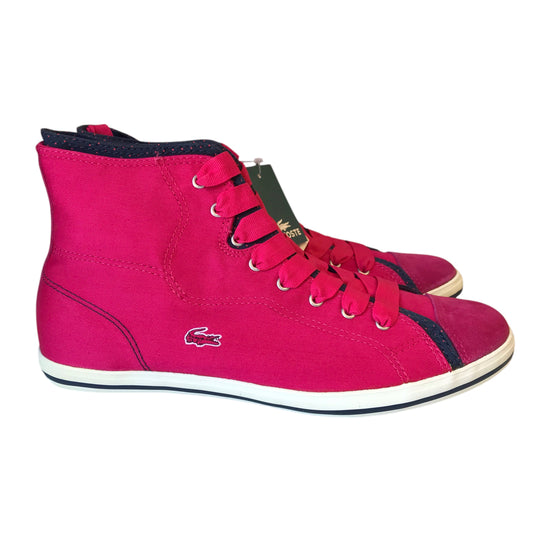 Shoes Sneakers By Lacoste In Pink, Size:9.5