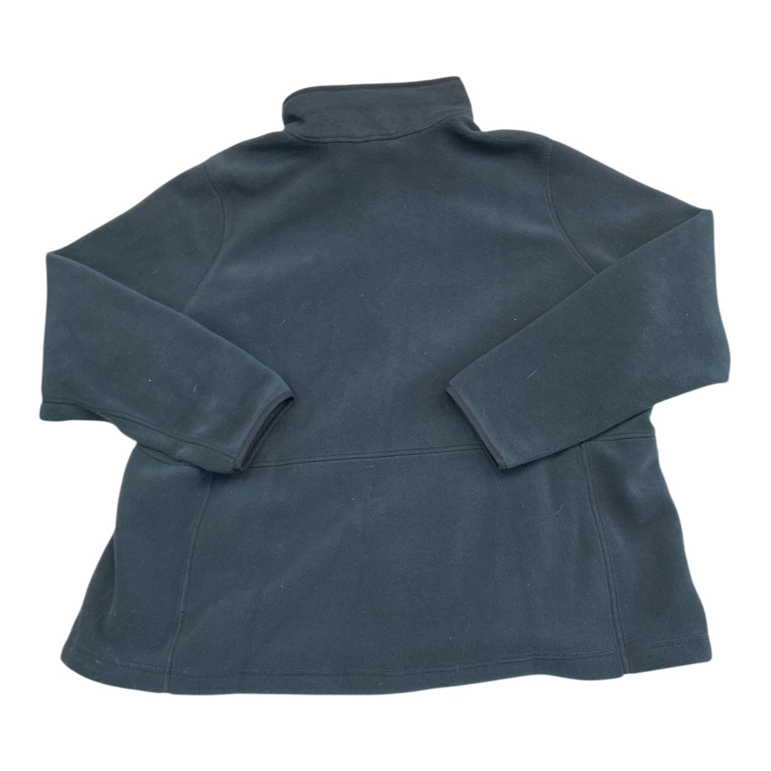 Jacket Fleece By Lands End In Black, Size:3X