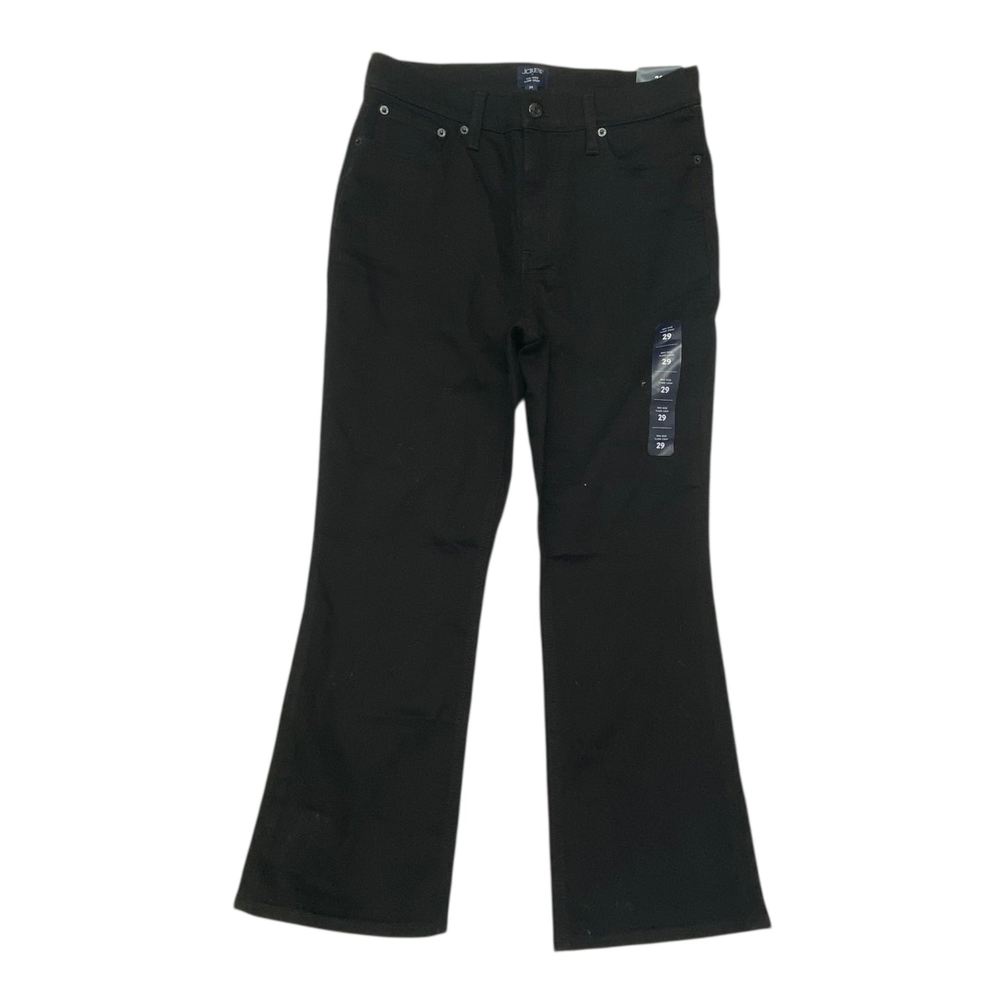 Jeans Flared By J. Crew In Black, Size:8