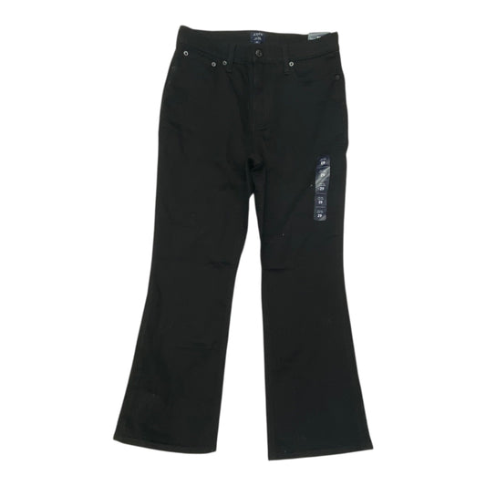 Jeans Flared By J. Crew In Black, Size:8