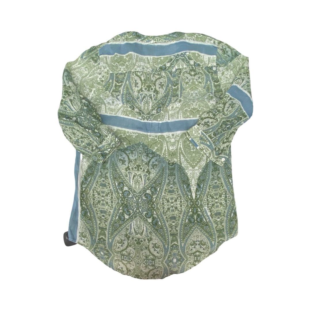 Top Ls By Cmc In Blue & Green, Size:S