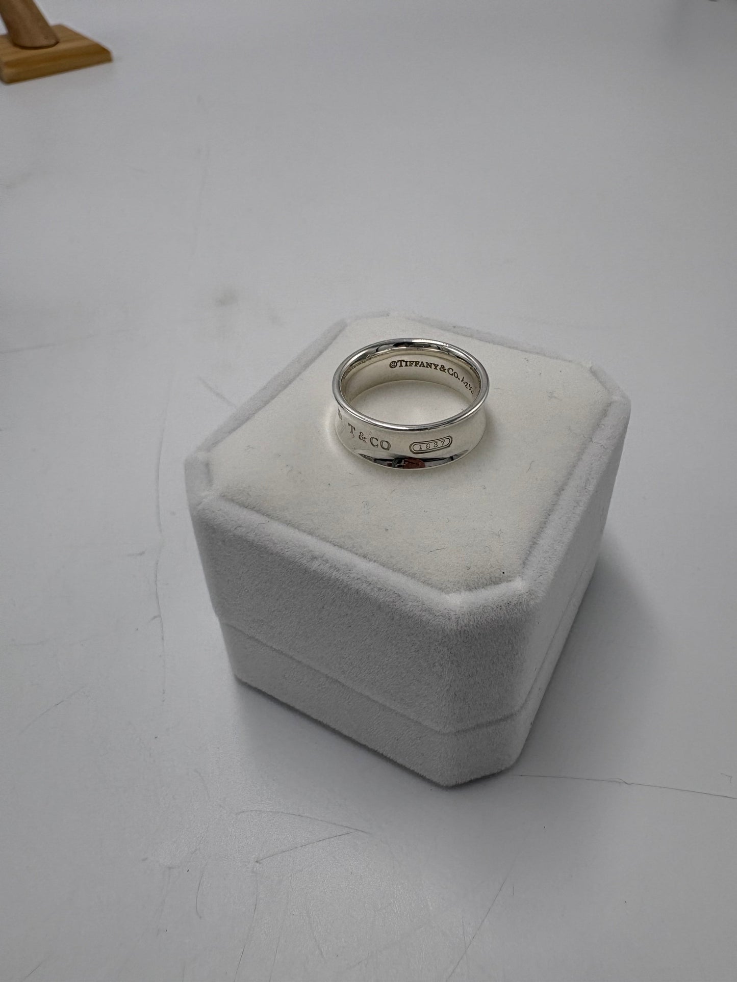 Tiffany & Company 1837 T & Co. 925 Luxury Ring, Size: 6