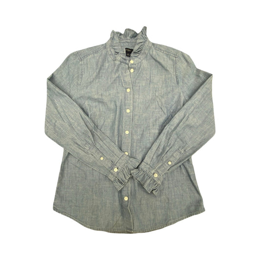 Top Ls By J. Crew In Blue, Size:Sp