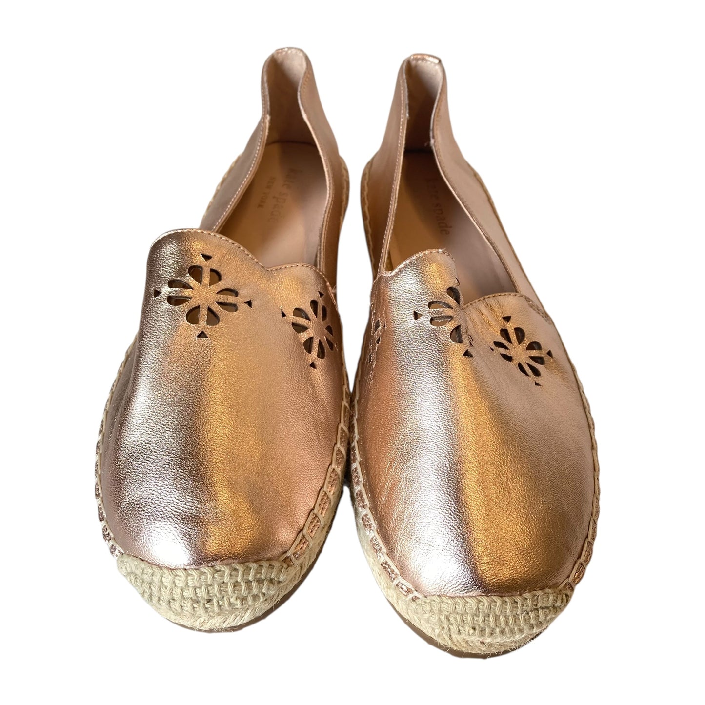 Shoes Designer By Kate Spade In Copper, Size:6.5