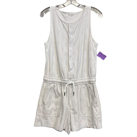 Romper By Athleta In Grey & White, Size:S
