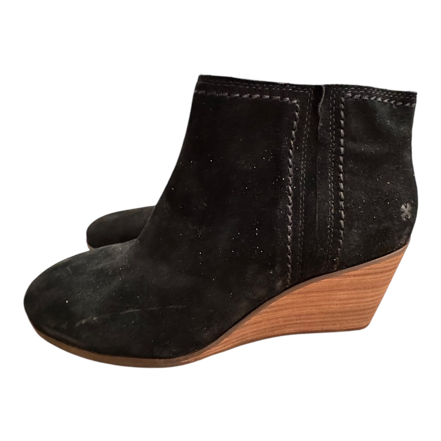 Boots Ankle Heels By Lucky Brand In Black, Size:8.5