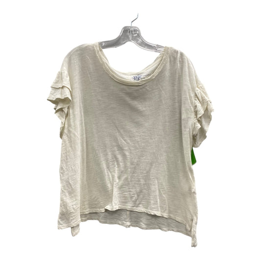 Top Ss Basic By Pilcro In Ivory, Size:Xs