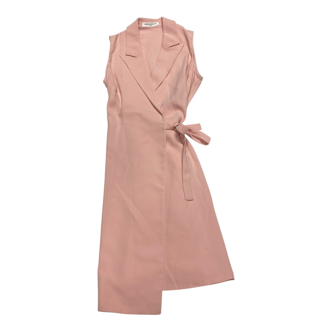 Dress Casual Short By Amanda Uprichard In Pink, Size:S
