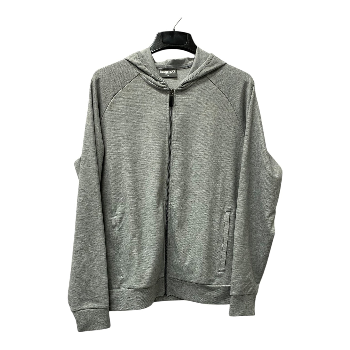 Athletic Jacket By 32 Degrees In Grey, Size:M