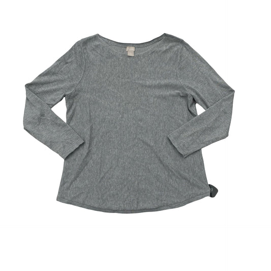 Sweater By Chicos In Grey, Size:L