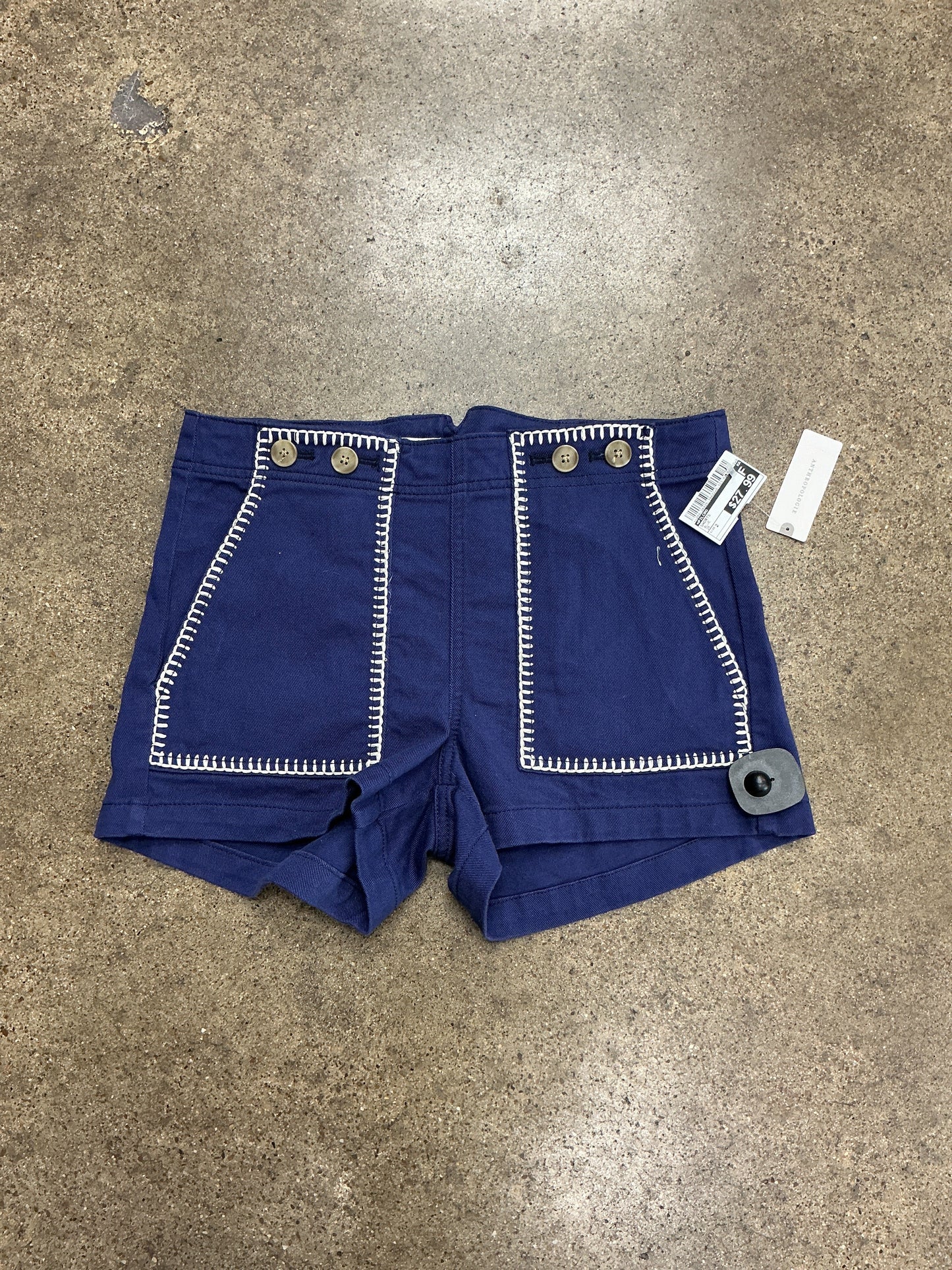 Shorts By Pilcro In Blue, Size:2